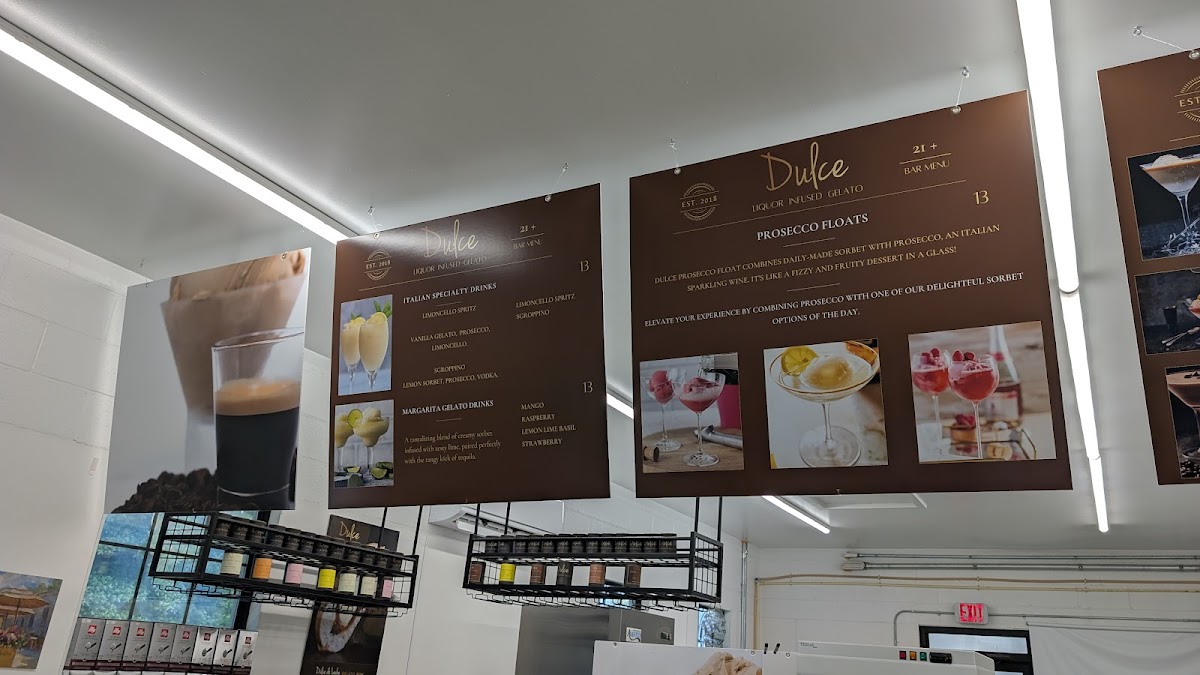 Dulce Artisan Gelato Photo Menu 2