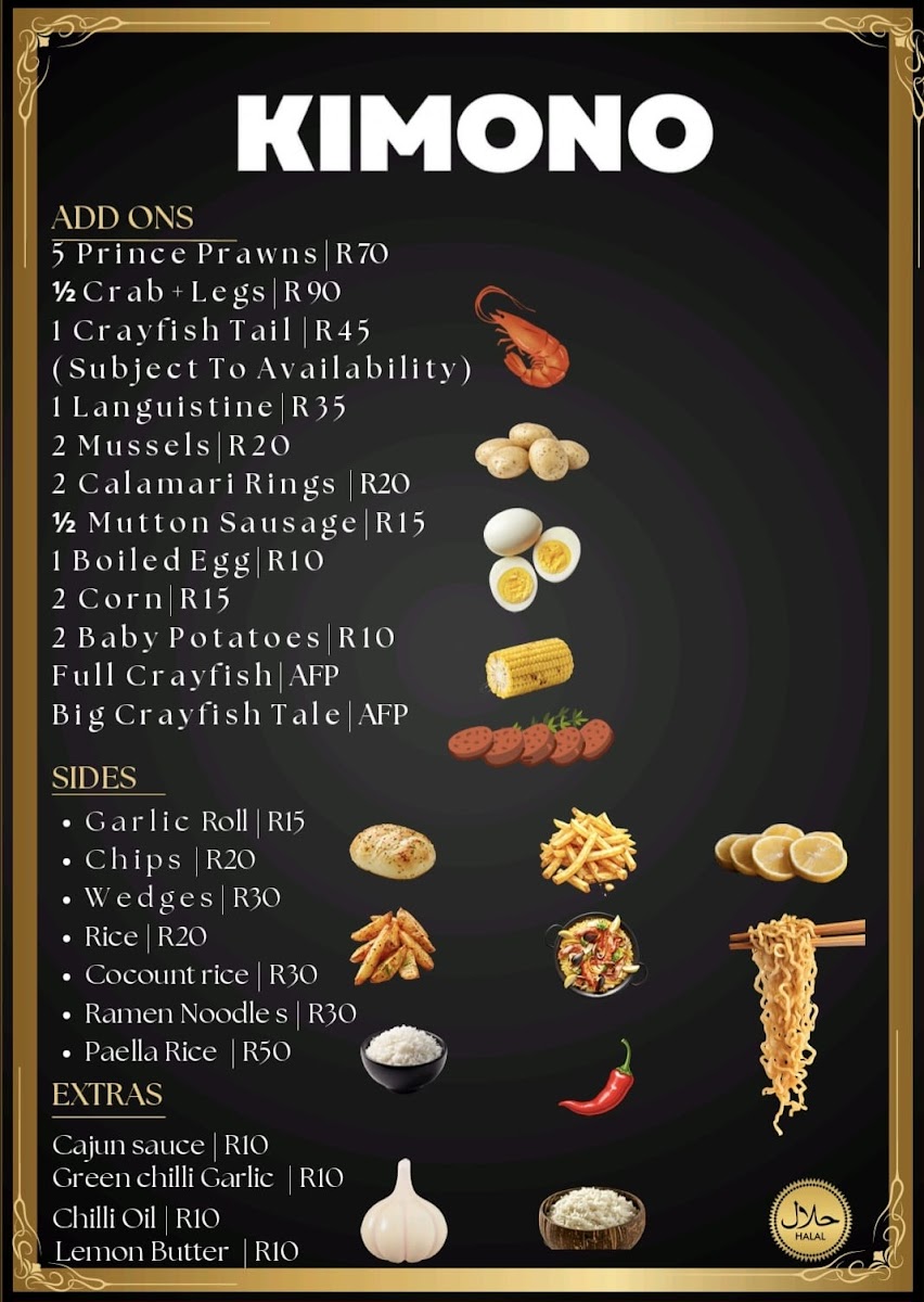 KIMONO SUSHI & THAI GREENSIDE (Halaal) Photo Menu 2