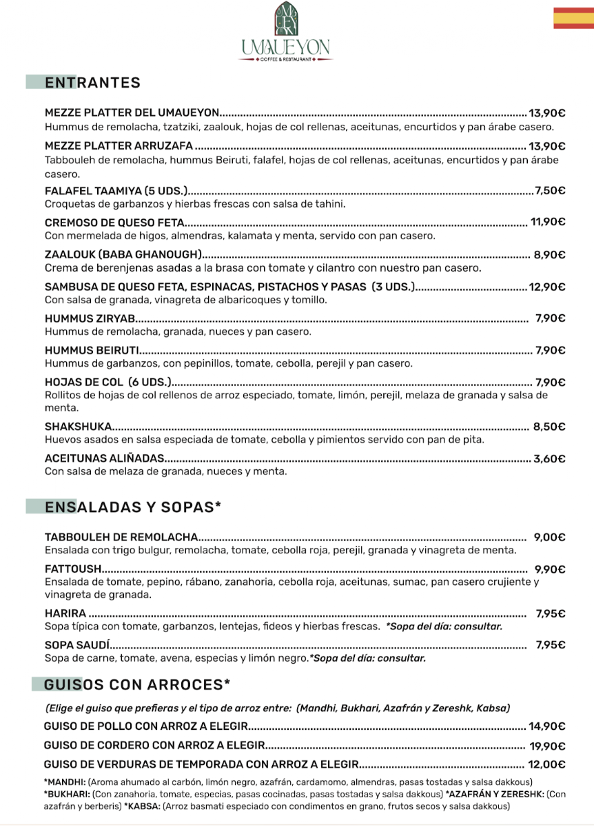 Restaurante Umaueyon Photo Menu 1