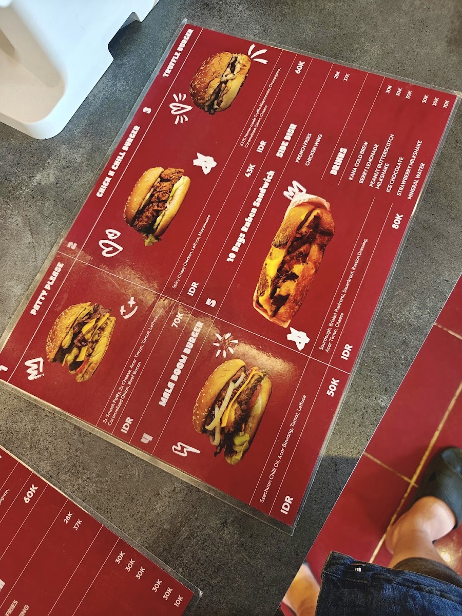 Patty Please! Photo Menu 10