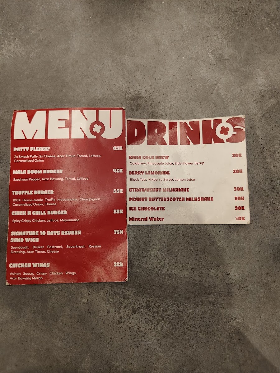 Patty Please! Photo Menu 4