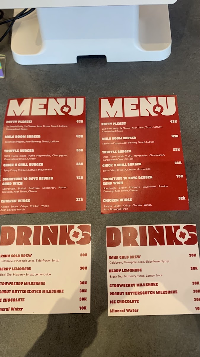 Patty Please! Photo Menu 6
