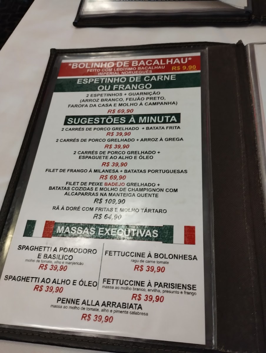 Restaurante Mondego - (Copacabana) Photo Menu 2