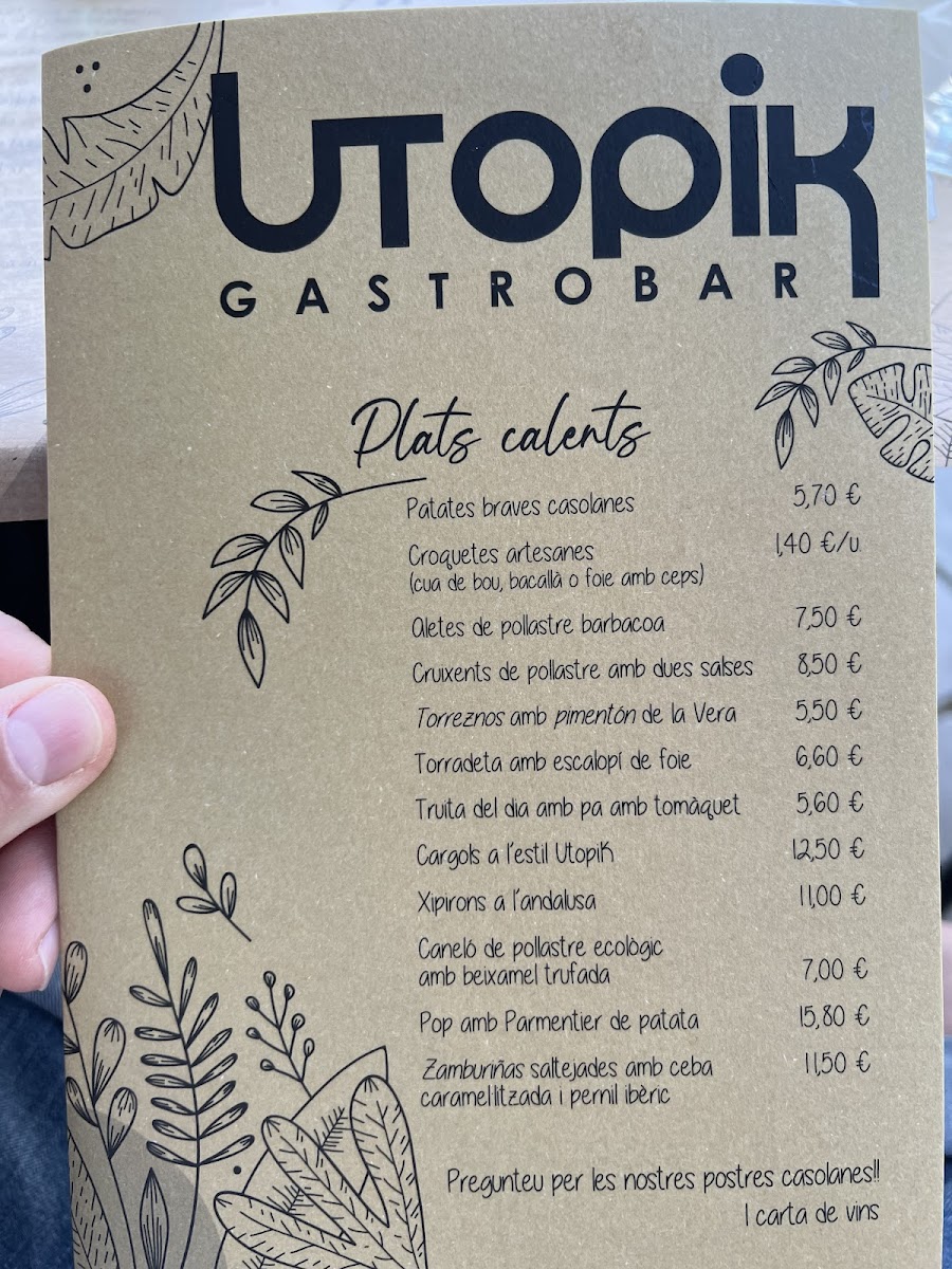 Utopik GastroBar Photo Menu 1