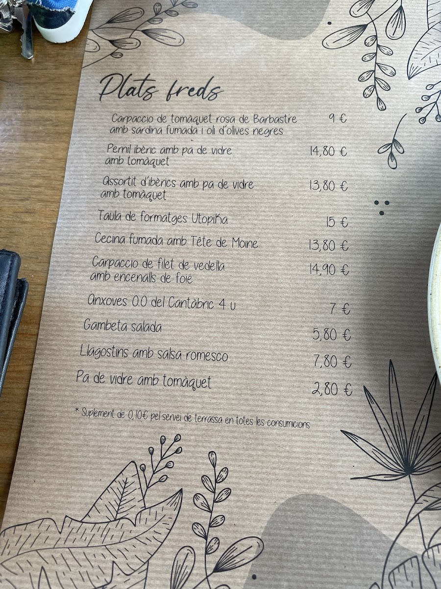 Utopik GastroBar Photo Menu 2