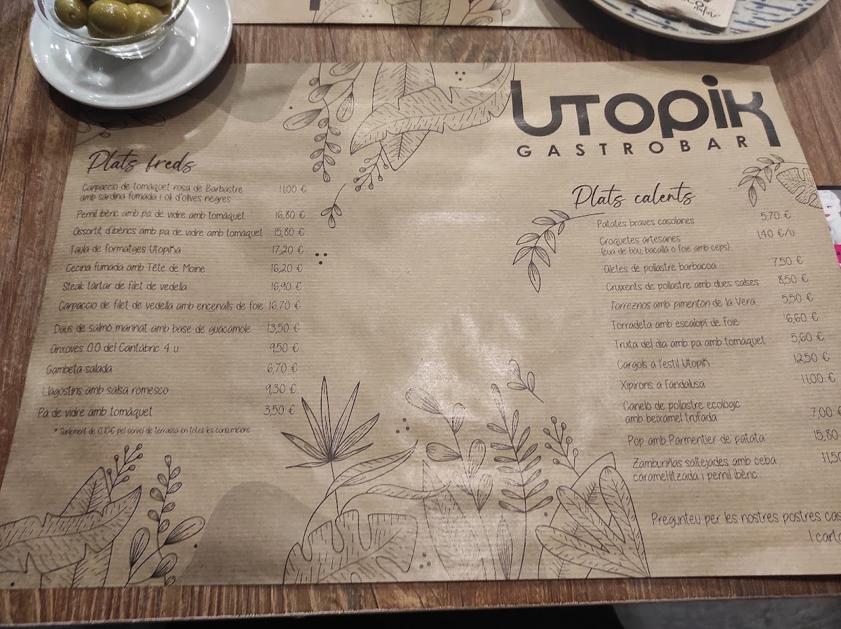 Utopik GastroBar Photo Menu 8