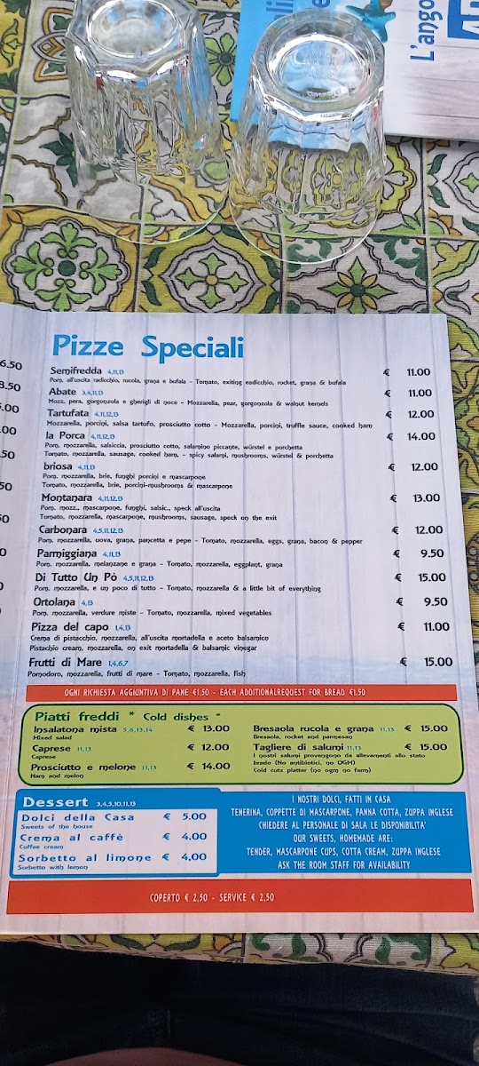 L ' Angolo di Ada Localino con Cucina e Pizzeria Photo Menu 6