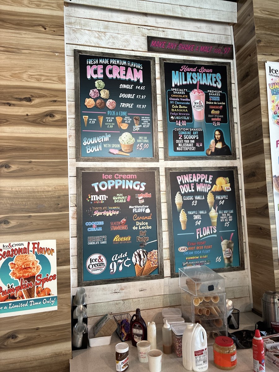 Ice&Cream Creamery Photo Menu 10