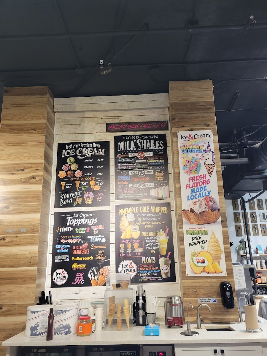 Ice&Cream Creamery Photo Menu 3
