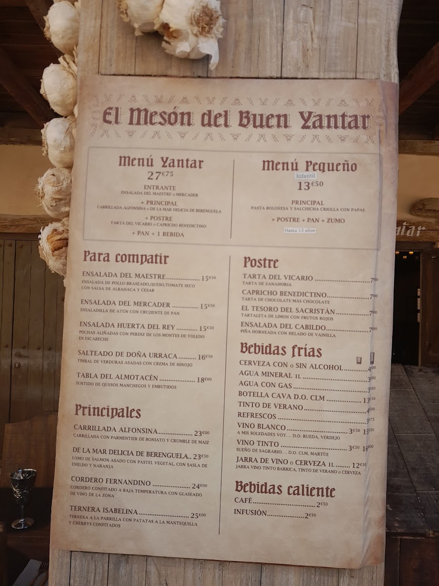 El Mesón del Buen Yantar Photo Menu 5