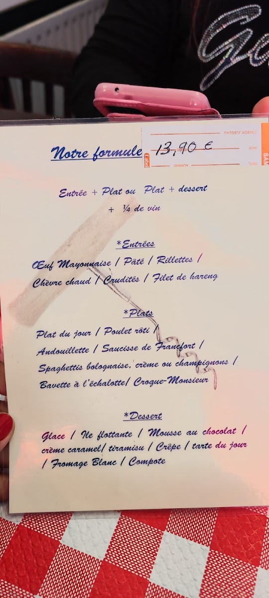 Le Tourne Bouchon Photo Menu 4