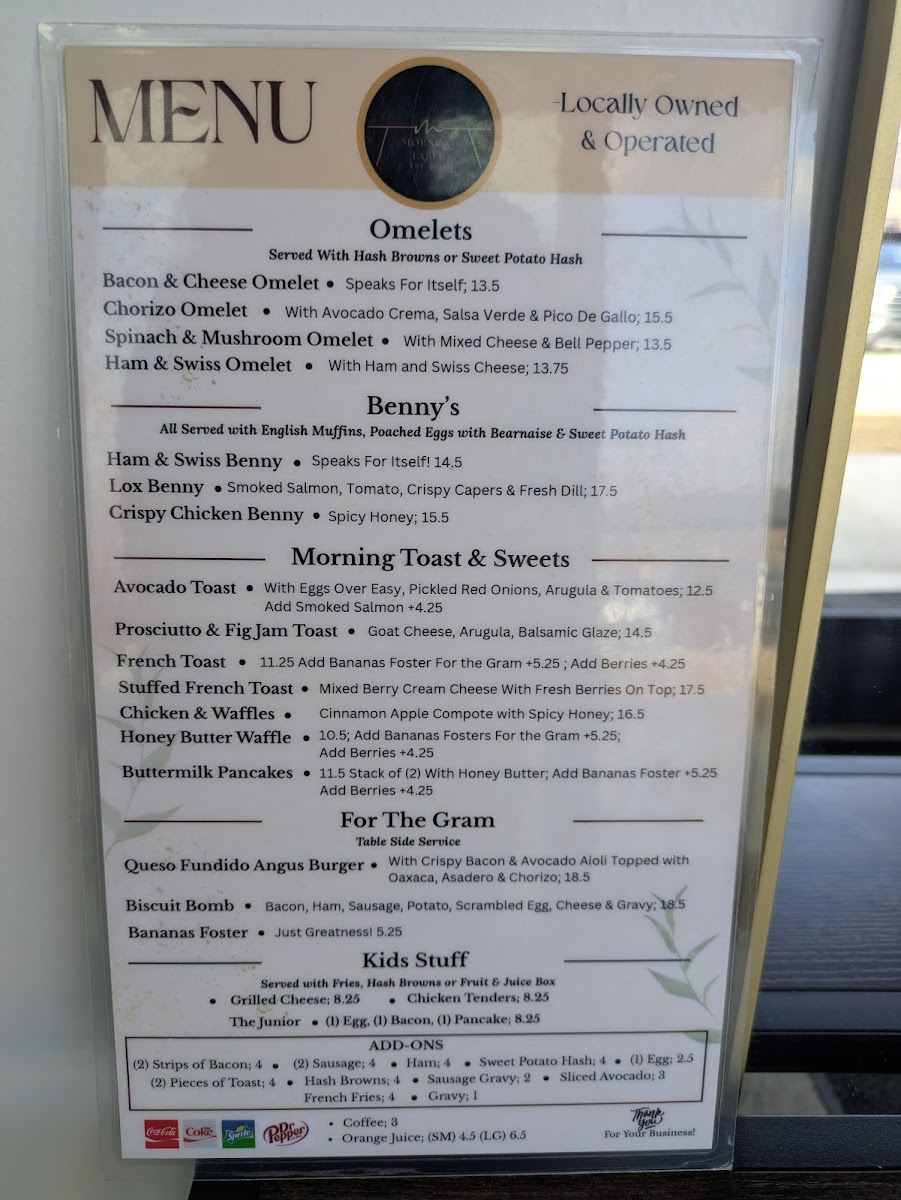 Morning Table Photo Menu 9