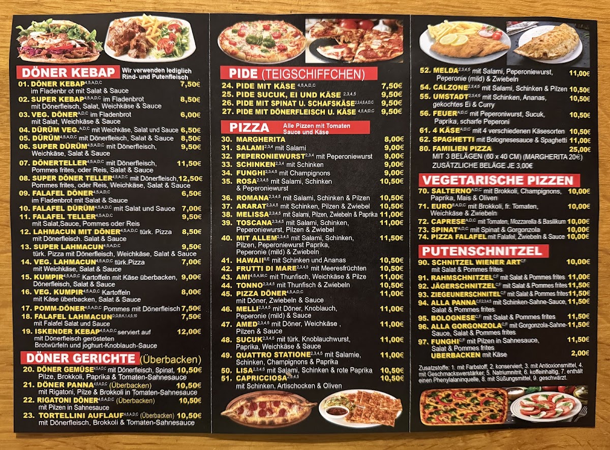 Ararat Restaurant Photo Menu 1