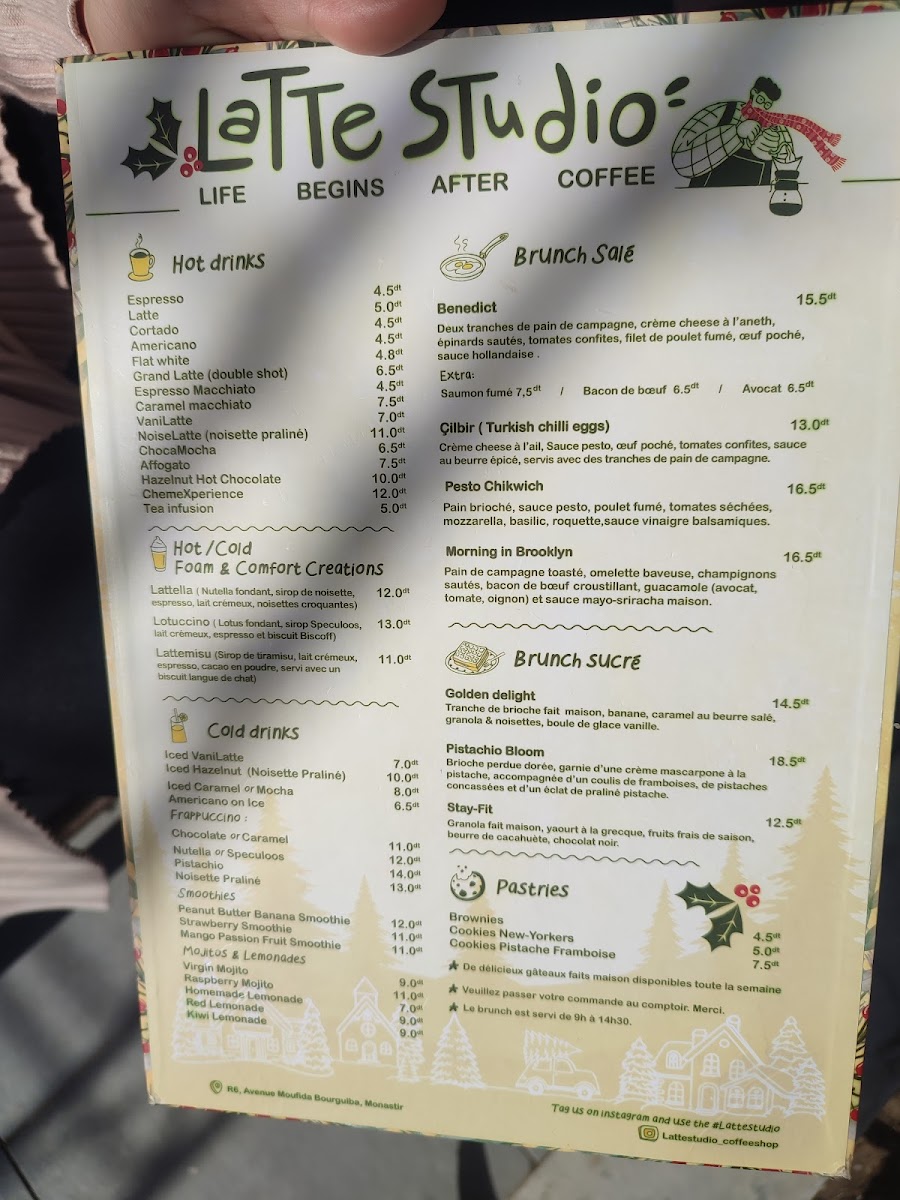 Latte Studio Photo Menu 4