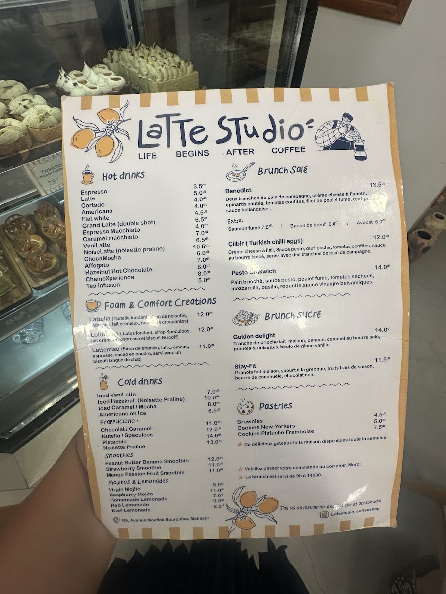 Latte Studio Photo Menu 6