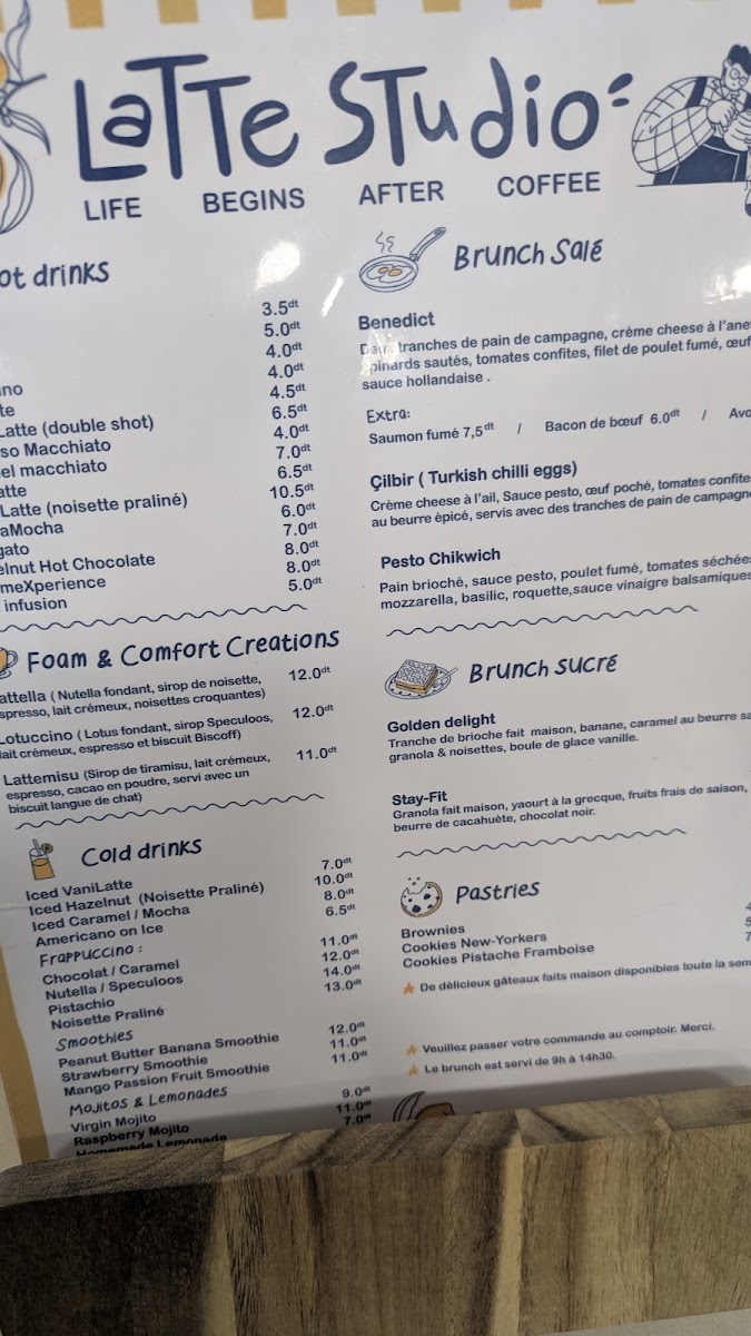 Latte Studio Photo Menu 9