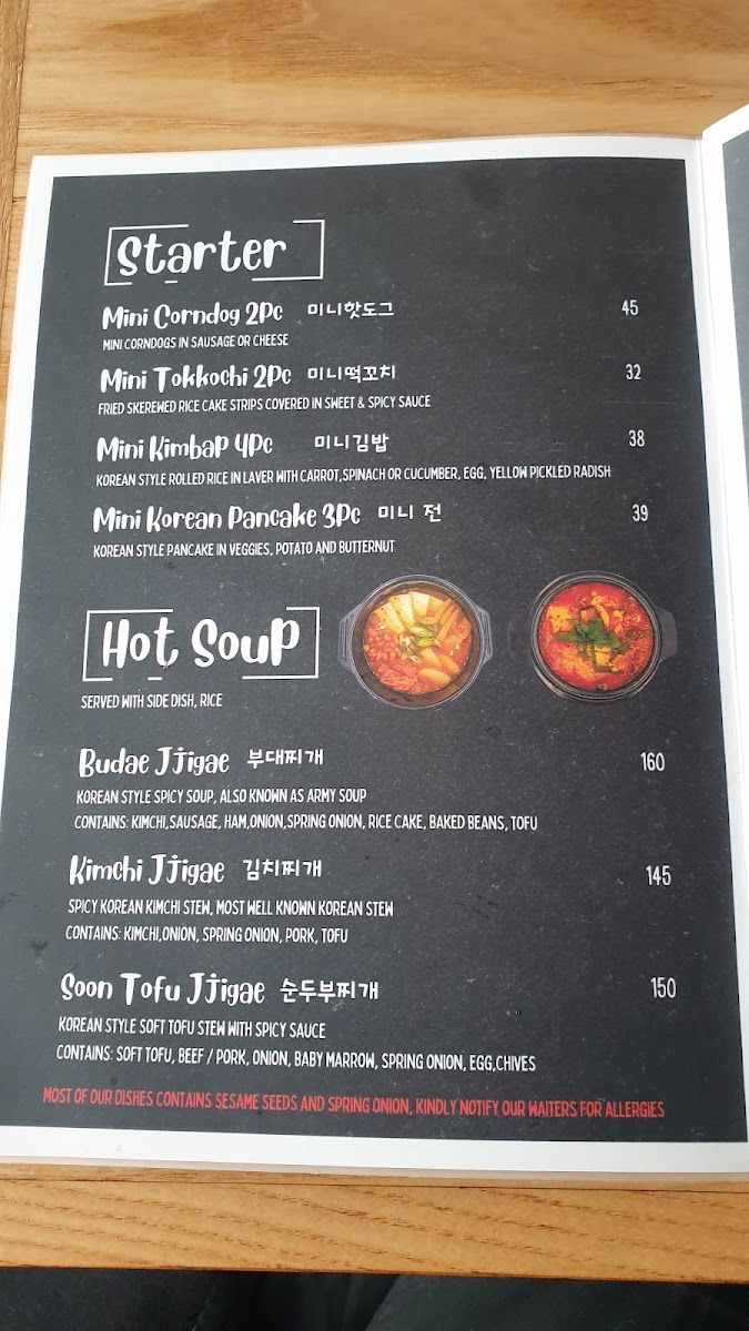 Gogi Korean BBQ newlands Photo Menu 3