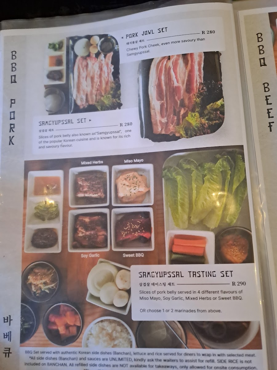 Gogi Korean BBQ newlands Photo Menu 5