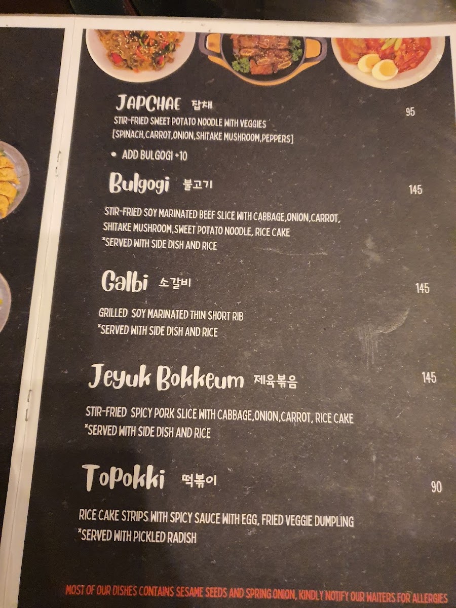 Gogi Korean BBQ newlands Photo Menu 7