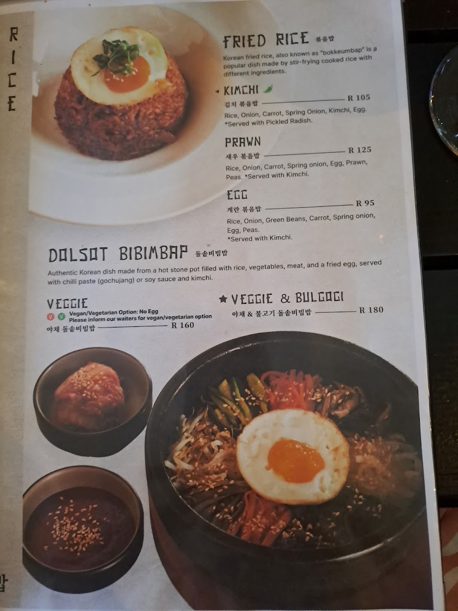 Gogi Korean BBQ newlands Photo Menu 8