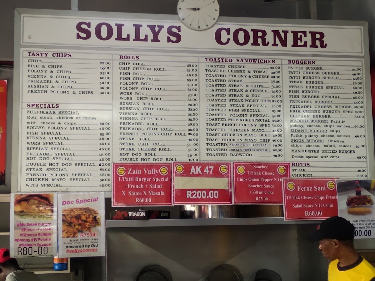 Sollys Corner Photo Menu 10