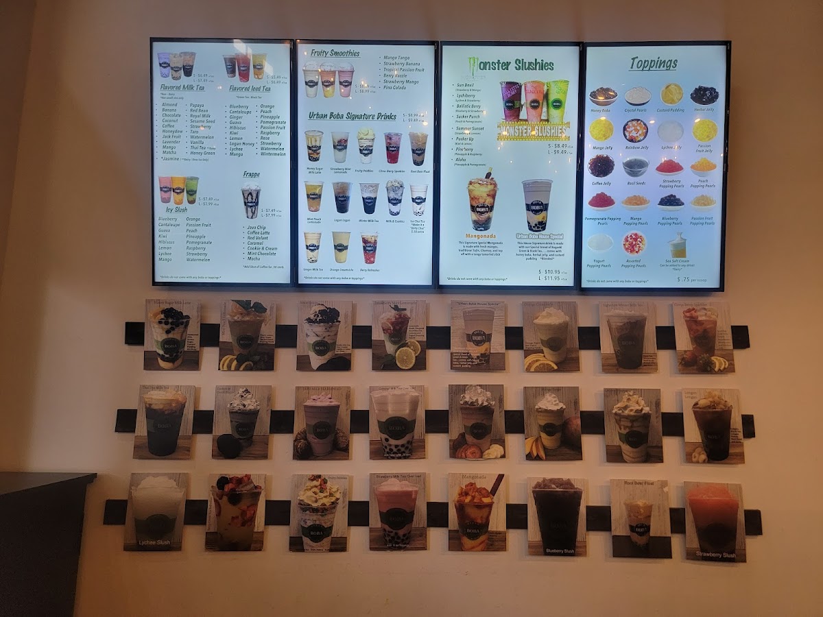 Urban Boba Tea House Photo Menu 5