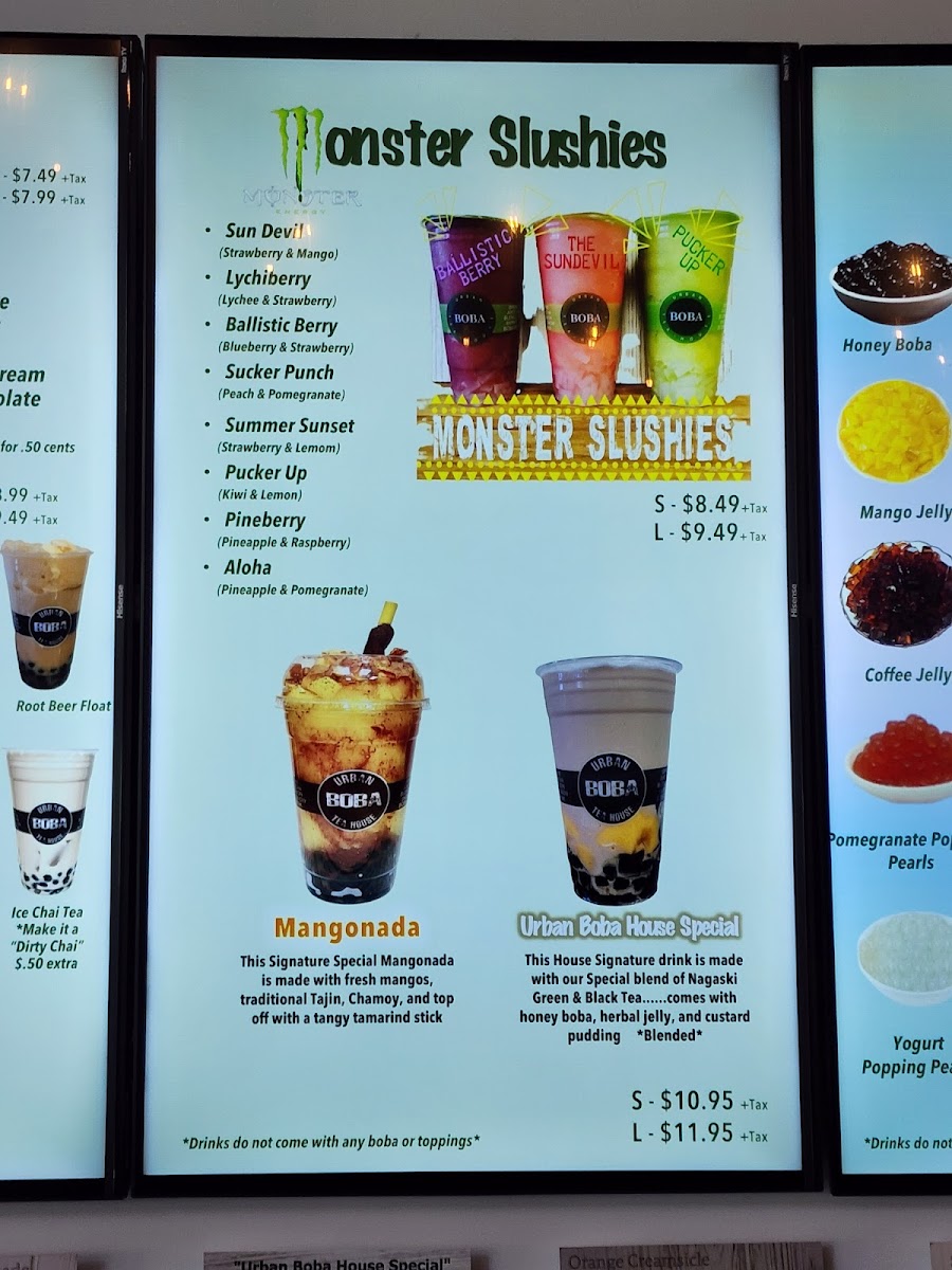Urban Boba Tea House Photo Menu 7