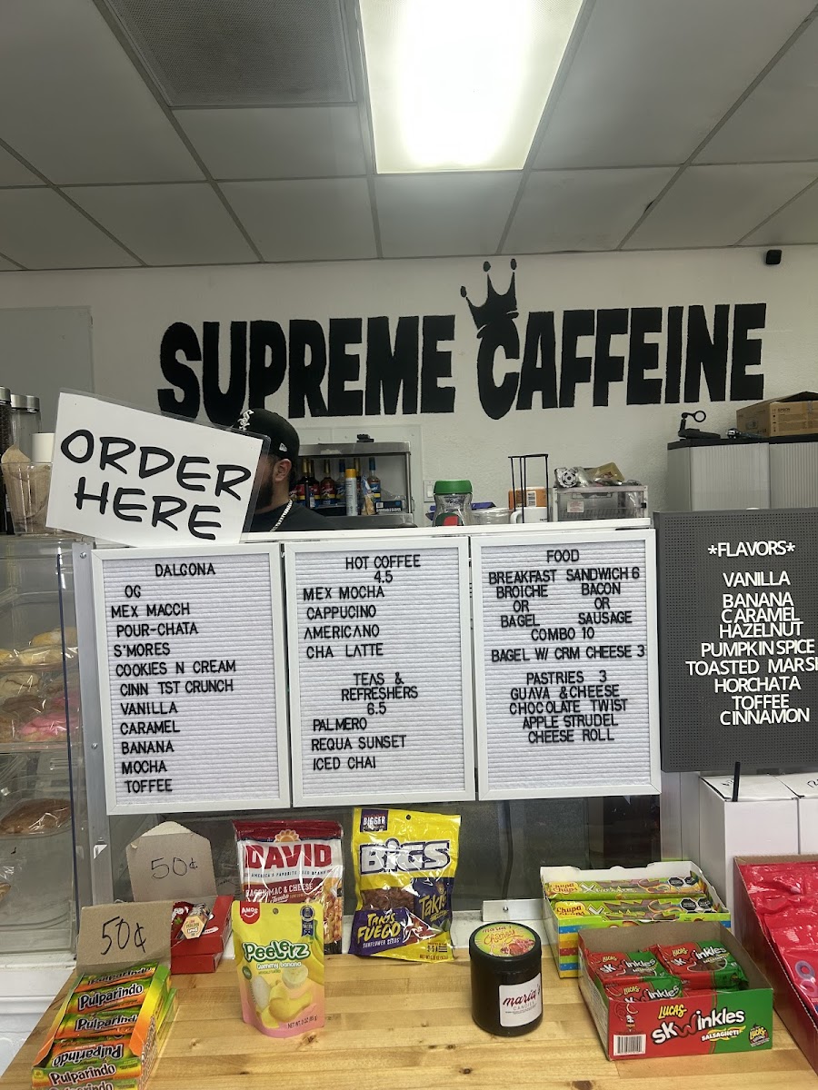 Supreme Caffeine Photo Menu 2