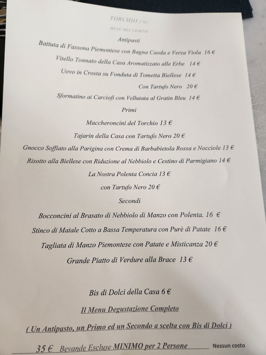 Il Torchio 1763 Photo Menu 2
