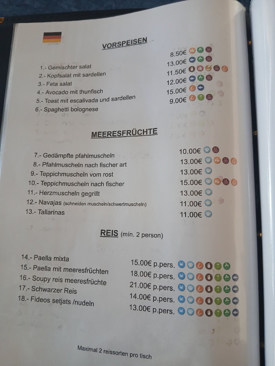 Bar Restaurant Calafat Photo Menu 2
