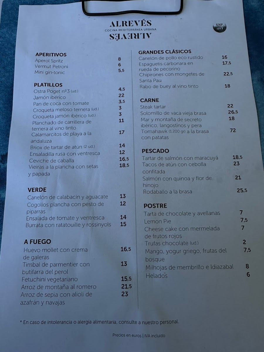 Alreves Restaurant Photo Menu 3