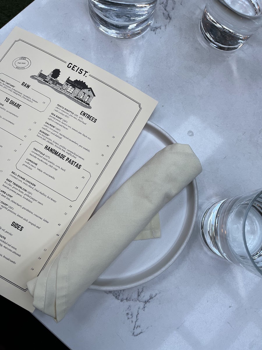 Geist Bar + Restaurant Photo Menu 4
