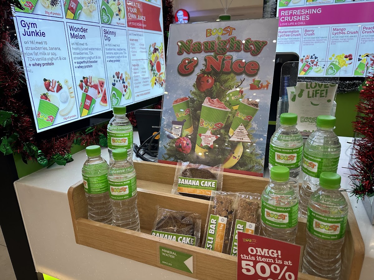Boost Juice Suria Sabah Photo Menu 4