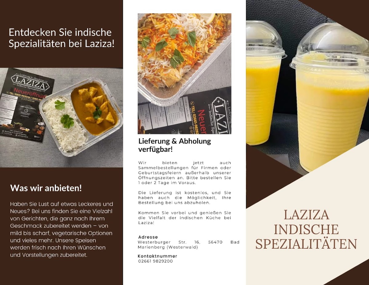 Laziza (Pizza und Indische Spezialitäten) Photo Menu 6