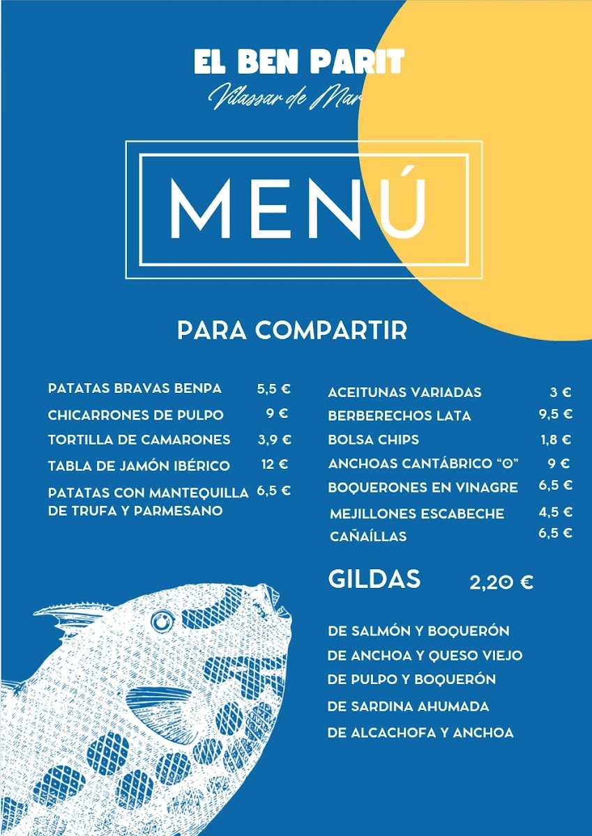 El Ben Parit Photo Menu 1