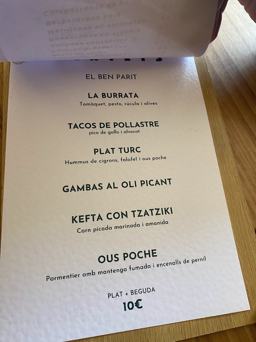 El Ben Parit Photo Menu 4