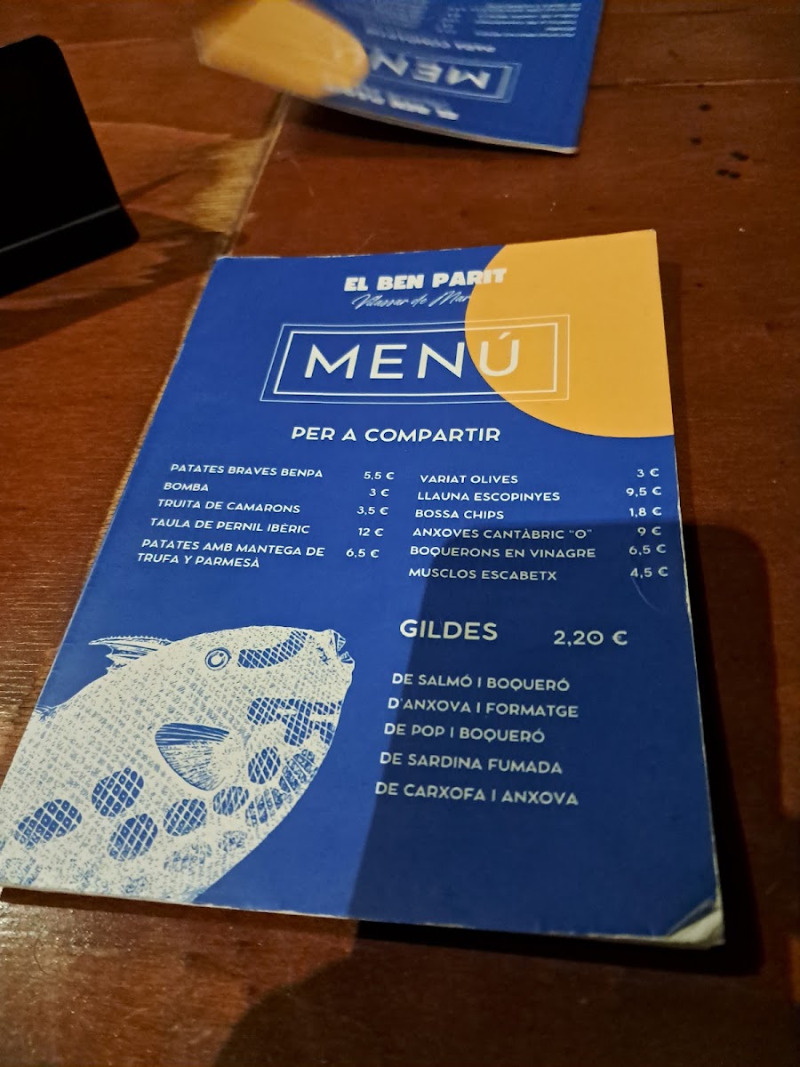 El Ben Parit Photo Menu 5