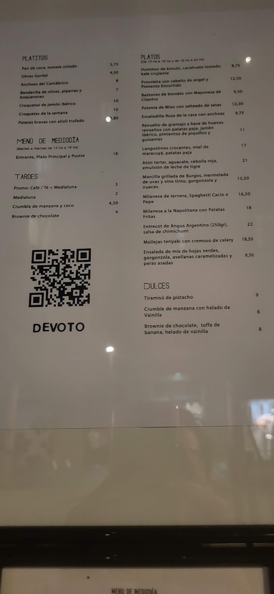 Devoto Photo Menu 10