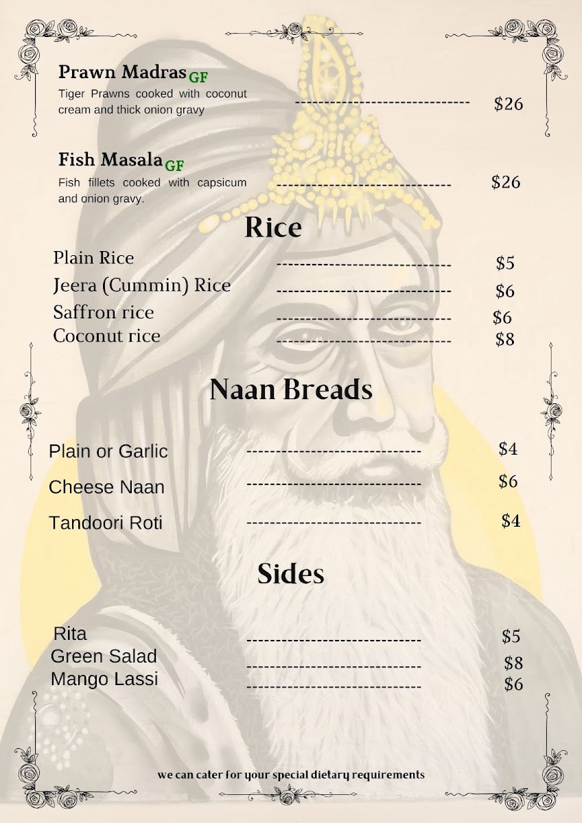 Northern Rasoi Euroa Photo Menu 4