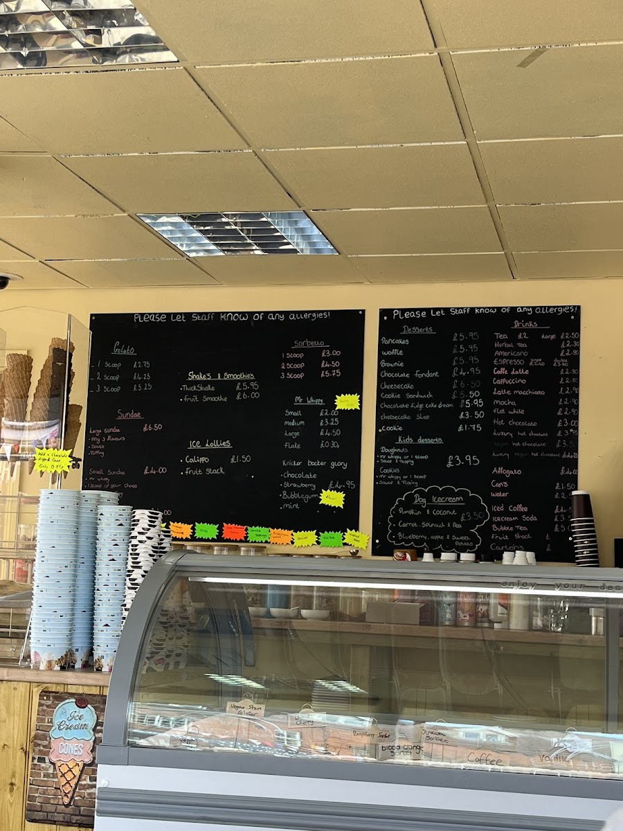Gelato and Sorbetto Photo Menu 3