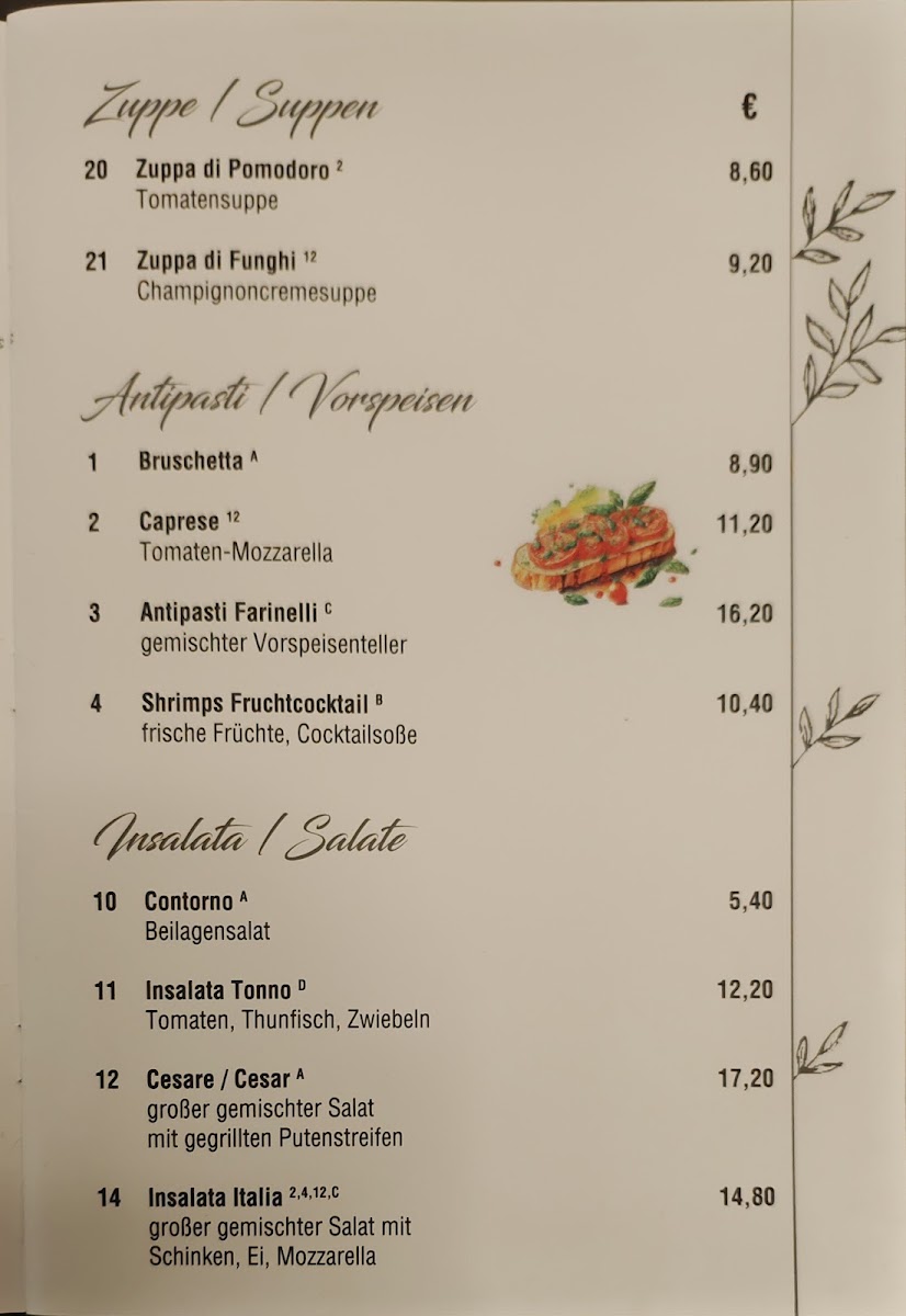 Trattoria Farinelli Photo Menu 5