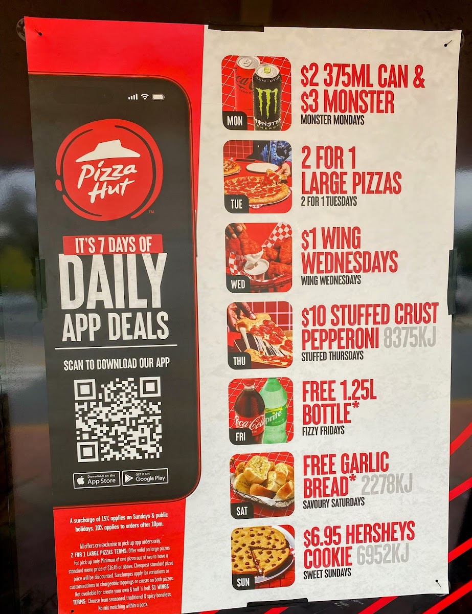 Pizza Hut Jerrabomberra Photo Menu 1