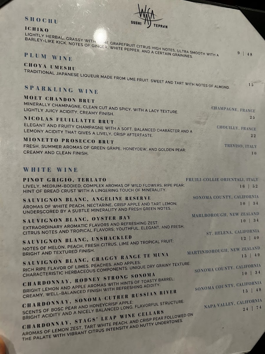 WaSa Sushi & Teppan Photo Menu 3