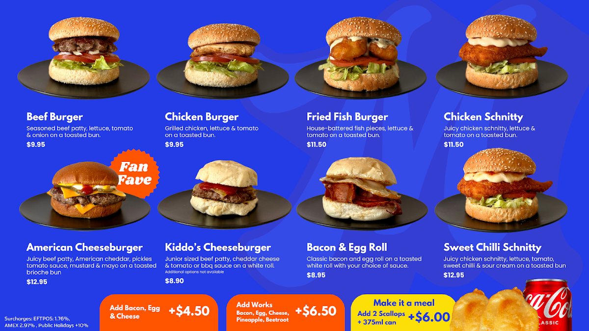Micky's Takeaway Orange Photo Menu 2