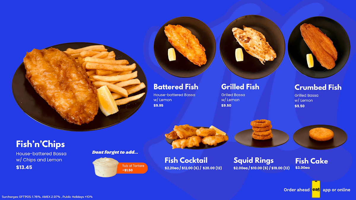 Micky's Takeaway Orange Photo Menu 3
