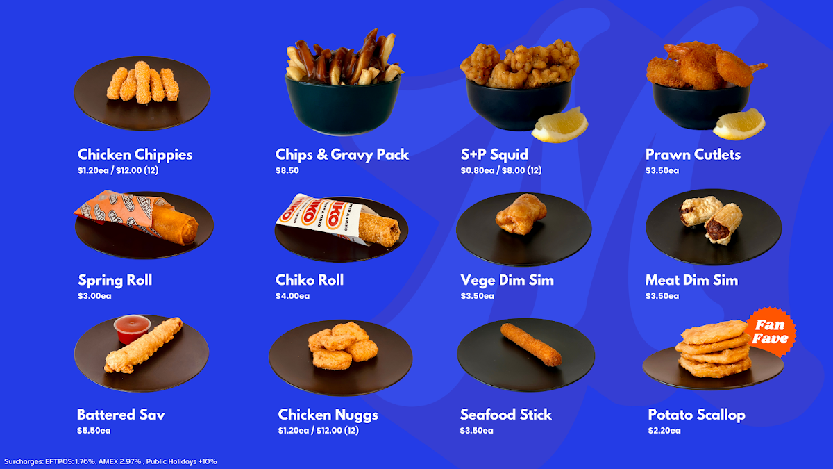 Micky's Takeaway Orange Photo Menu 4