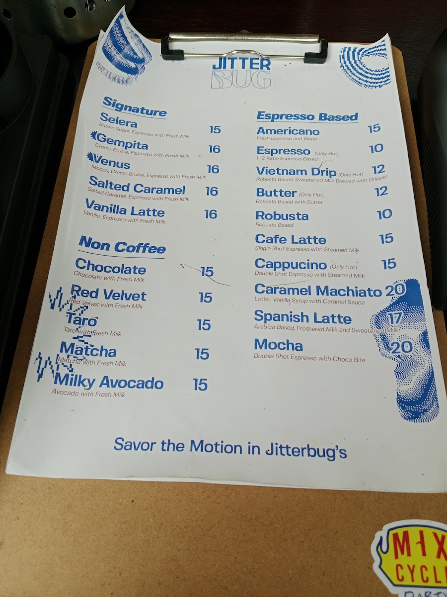Warung Mobil & Jitter Bug Coffee Photo Menu 5