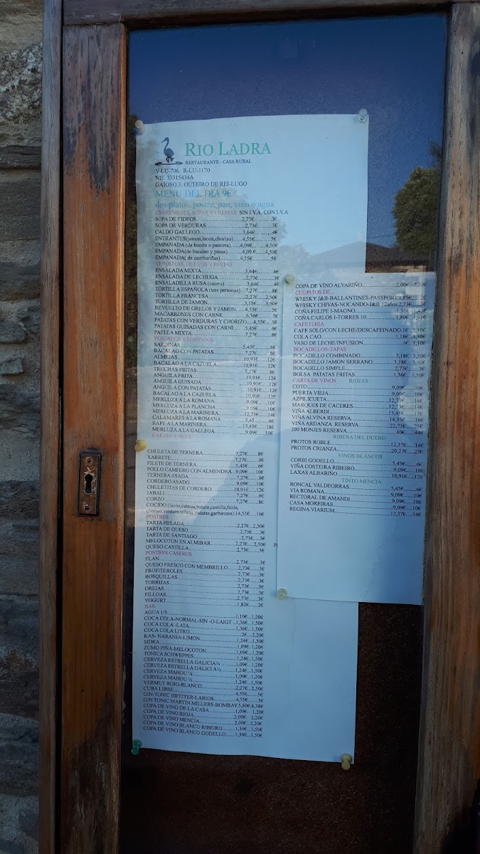 Restaurante Rio Ladra Photo Menu 2