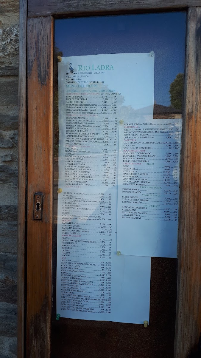 Restaurante Rio Ladra Photo Menu 3