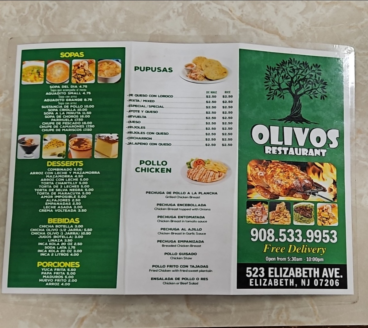 OLIVOS RESTAURANT Photo Menu 4